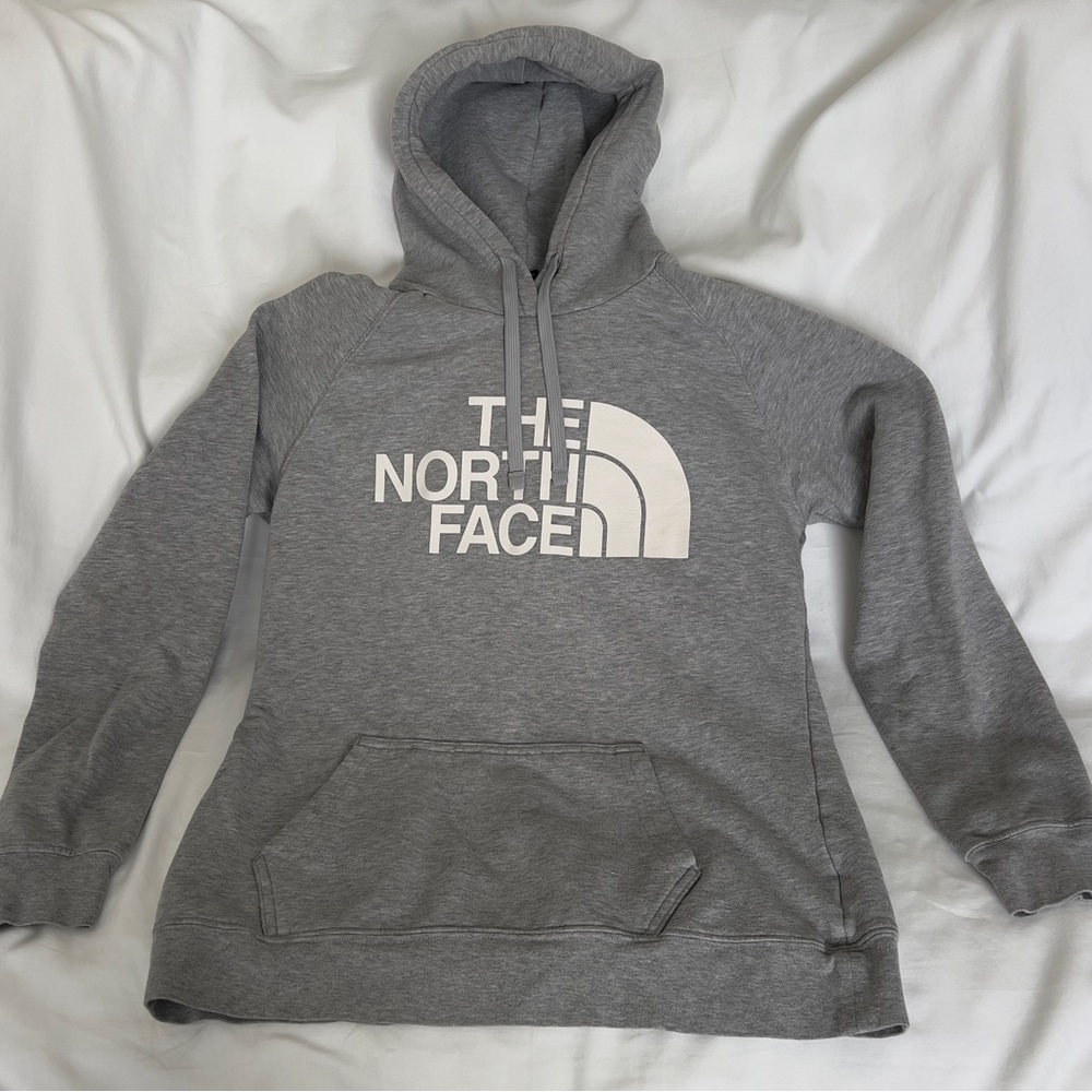 The North Face Grey Women’s Hoodie Sweatshirt Size Medium